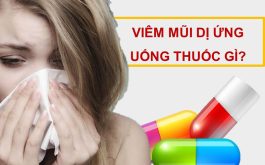 Viêm mũi dị ứng uống thuốc gì