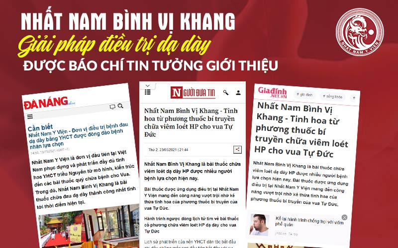 Báo chí đưa tin về bài thuốc Nhất Nam Bình Vị Khang