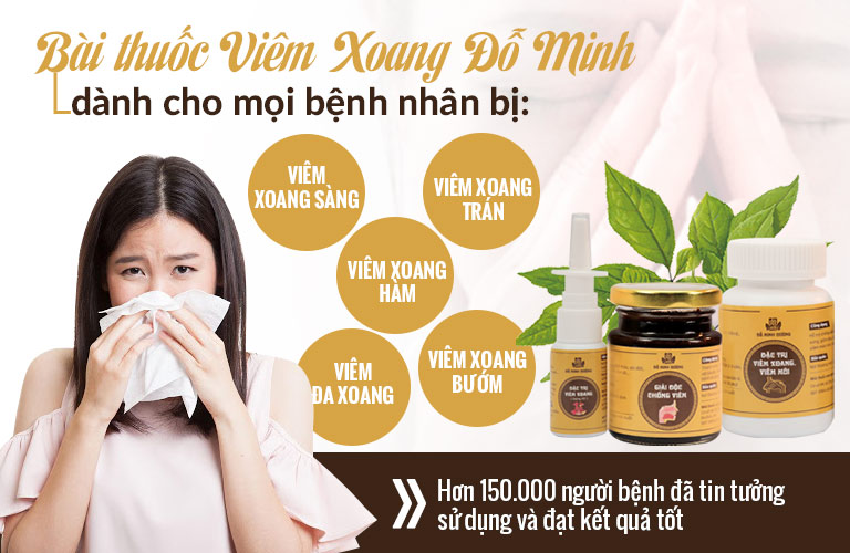 Bài thuốc viêm xoang đỗ minh