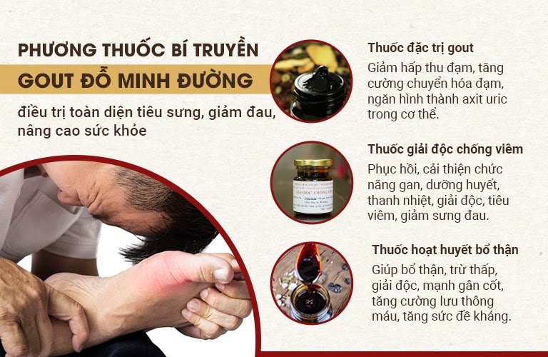 Bài thuốc Gout Đỗ Minh của Đỗ Minh Đường