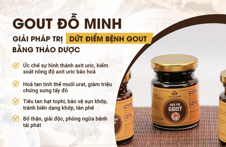 Bài thuốc gout Đỗ Minh