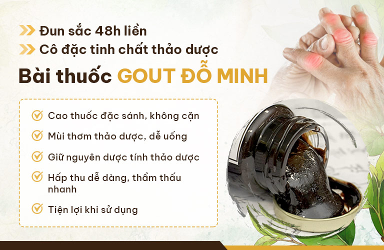 Cao thuốc gout Đỗ Minh 