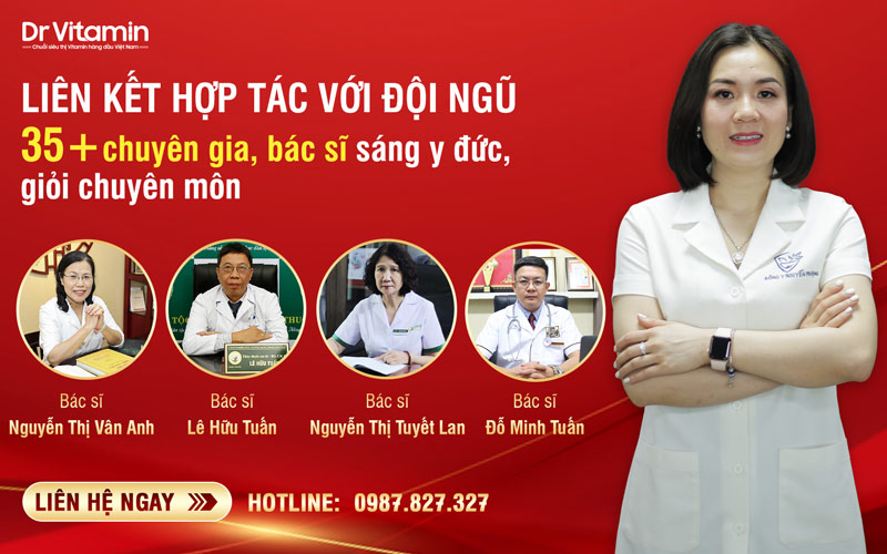 Đội ngũ y bác sĩ tại DrVitamin