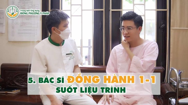 Bác sĩ, kỹ thuật viên Đông Phương Y Pháp luôn đồng hành cùng người bệnh trong suốt liệu trình