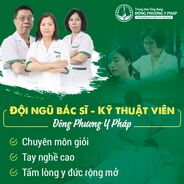 Đông Phương Y Pháp là nơi hội tụ đội ngũ bác sĩ, kỹ thuật viên có chuyên môn giỏi, tay nghề cao, tấm lòng y đức rộng mở