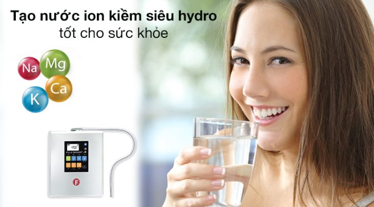 Máy lọc nước ion kiềm Fuji Smart tạo nước giàu hydro 