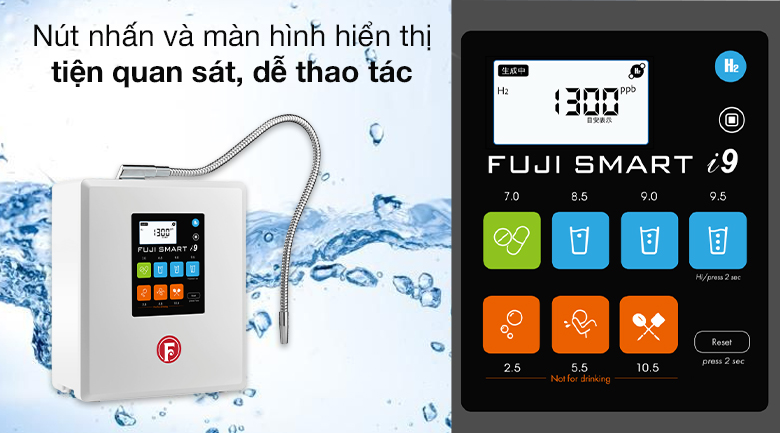 Máy lọc nước ion kiềm Fuji Smart K8 - sản phẩm chăm sóc sức khoẻ gia đình bạn