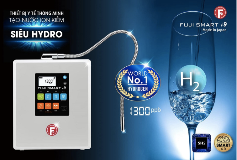 Máy lọc nước Fuji Smart giàu Hydro