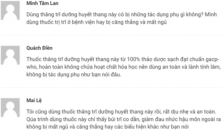 Người bệnh chia sẻ về ưu điểm bài thuốc Thăng trĩ Dưỡng huyết thang