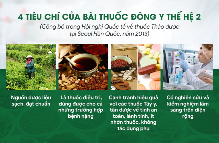 Sơ can Bình vị tán thế hệ 2 đáp ứng 100% tiêu chí của bài thuốc Đông y thế hệ 2