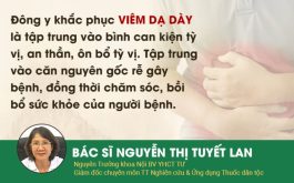 Nguyên lý điều trị bệnh viêm, viêm loét dạ dày hiệu quả theo YHCT