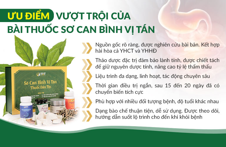 Sơ Can Bình Vị Tán Chữa Viêm Hang Vị Dạ Dày Có Tốt Không?