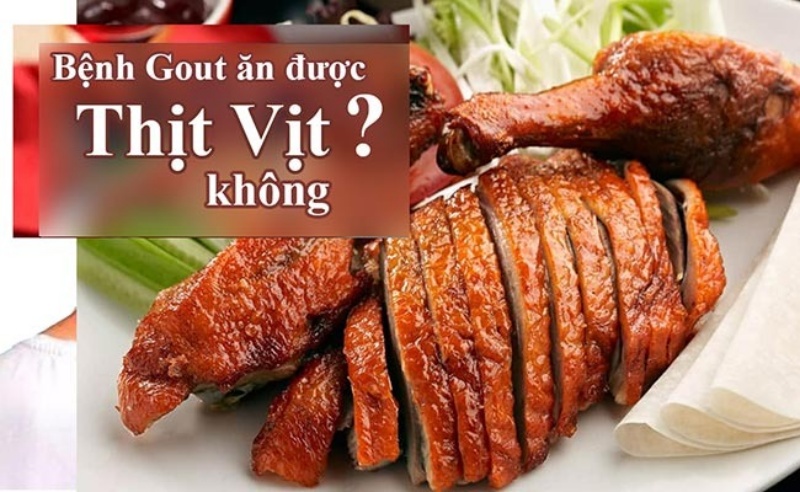 Bệnh gút có ăn được thịt vịt hay không?