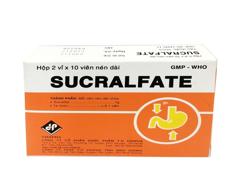 Sucralfate 1g Vidipha (hộp)