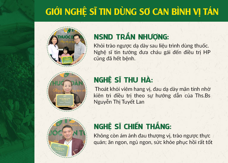 Giới nghệ sĩ tin dùng