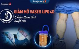 Với công nghệ cao Vaser Lipo 4D, loại bỏ triệt để 95% lượng mỡ thừa chỉ sau 40 phút (*)