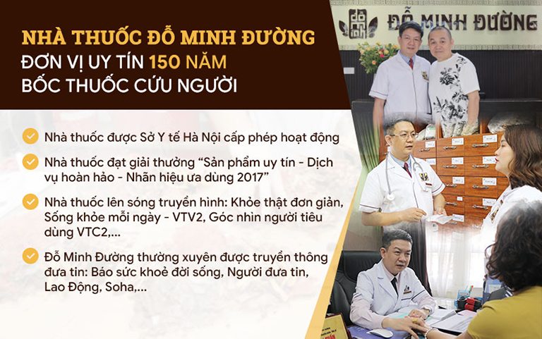 Nhà thuốc Đỗ Minh Đường là địa chỉ uy tín trong điều trị các bệnh lý về xương khớp