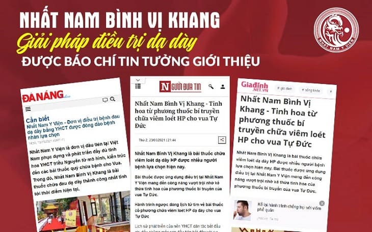 Nhất Nam Bình Vị Khang nổi rần rần trên nhiều trang báo