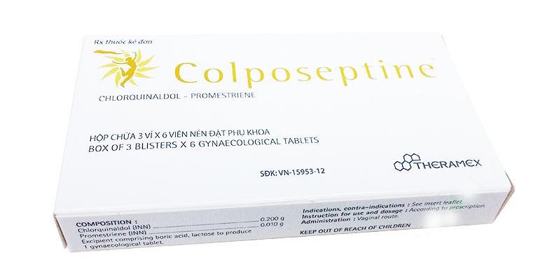 Thuốc đặt âm đạo Colposeptine: Cách dùng là liều lượng