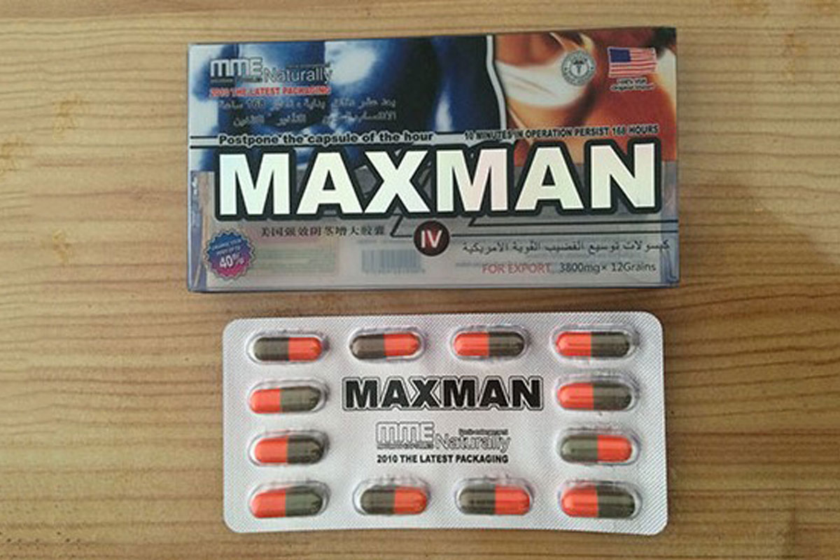 Thuốc cường dương Maxman 3800mg cao cấp - Shop Tình Yêu