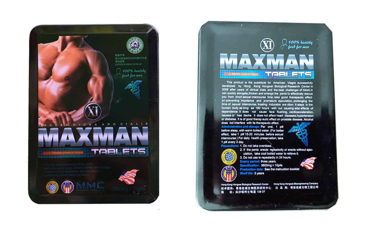 Thuốc cường dương Maxman 3800mg cao cấp - Shop Tình Yêu