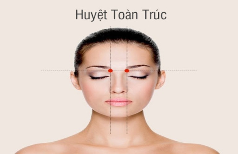 Bấm huyệt lưu thông khí huyết tại huyệt Toàn Trúc